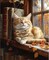 Cat Paint by Numbers Kit for Adults Beginner Books Oil Painting Kit 16x20 Inch